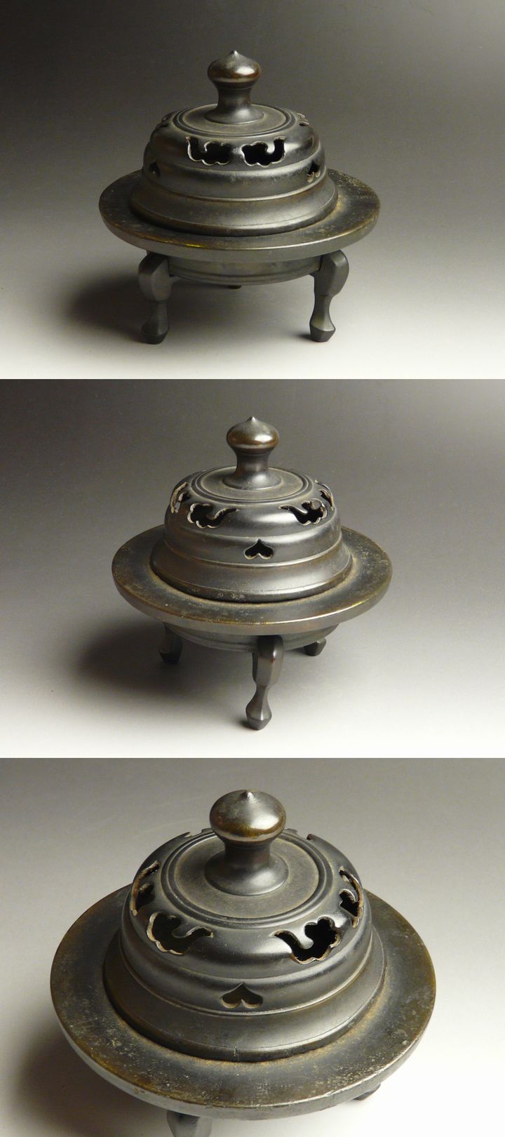 古美術 猫 - 銅製火舎香炉 | 古美術品専門サイト fufufufu.com