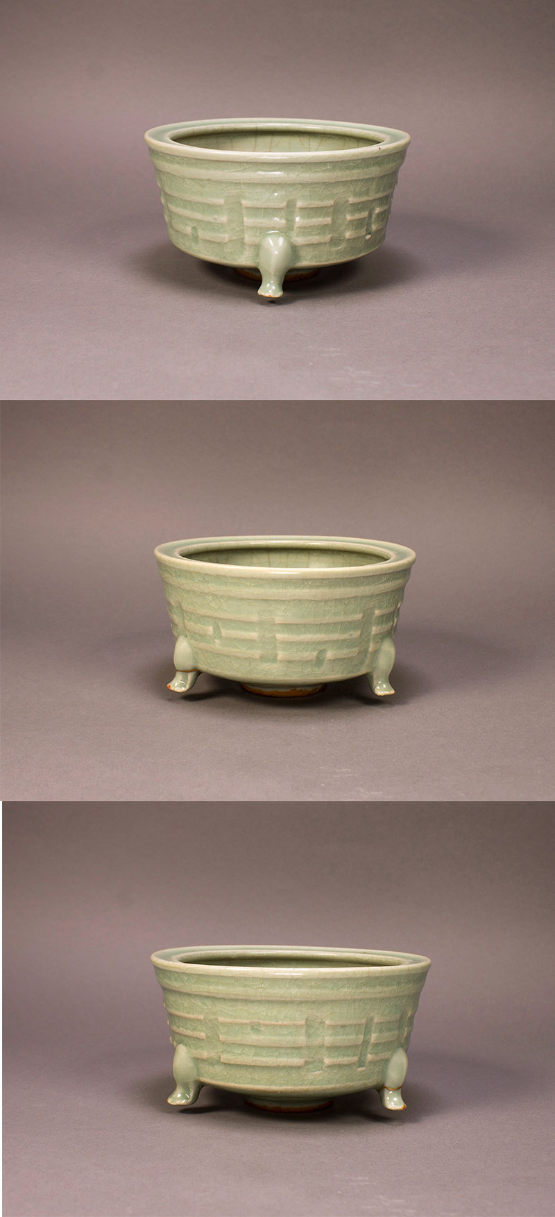 水芙蓉‼️早速半額→更に半額‼️リサイクルFORT‼️中国の青磁で三つ足