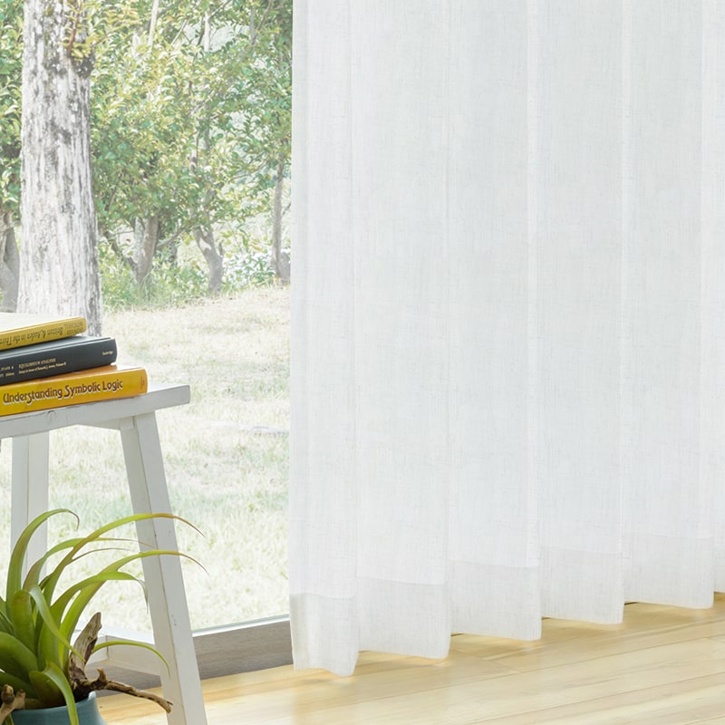 リネンライクシンプル レースカーテン – WARDROBE sangetsu