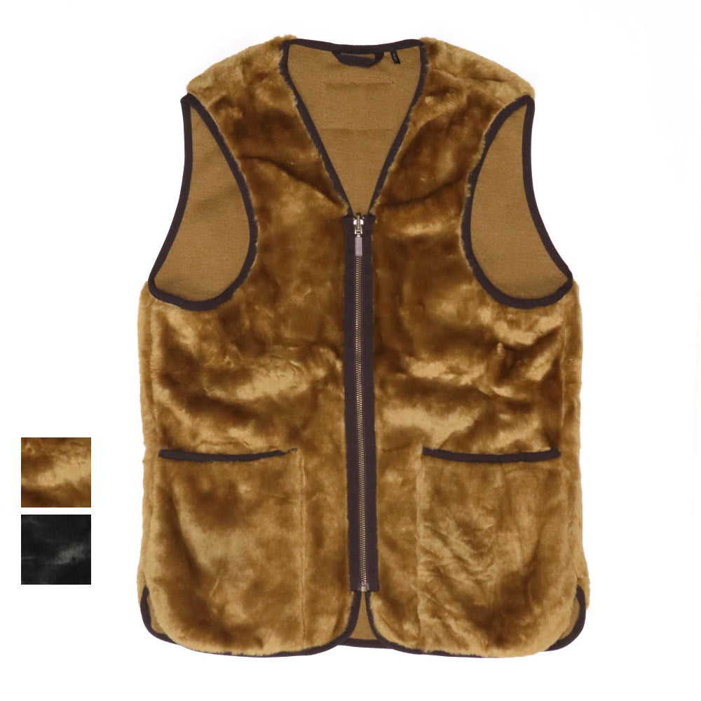 Barbour(バブアー)フロントジップ ファー ライナー ベスト【232MLI0035