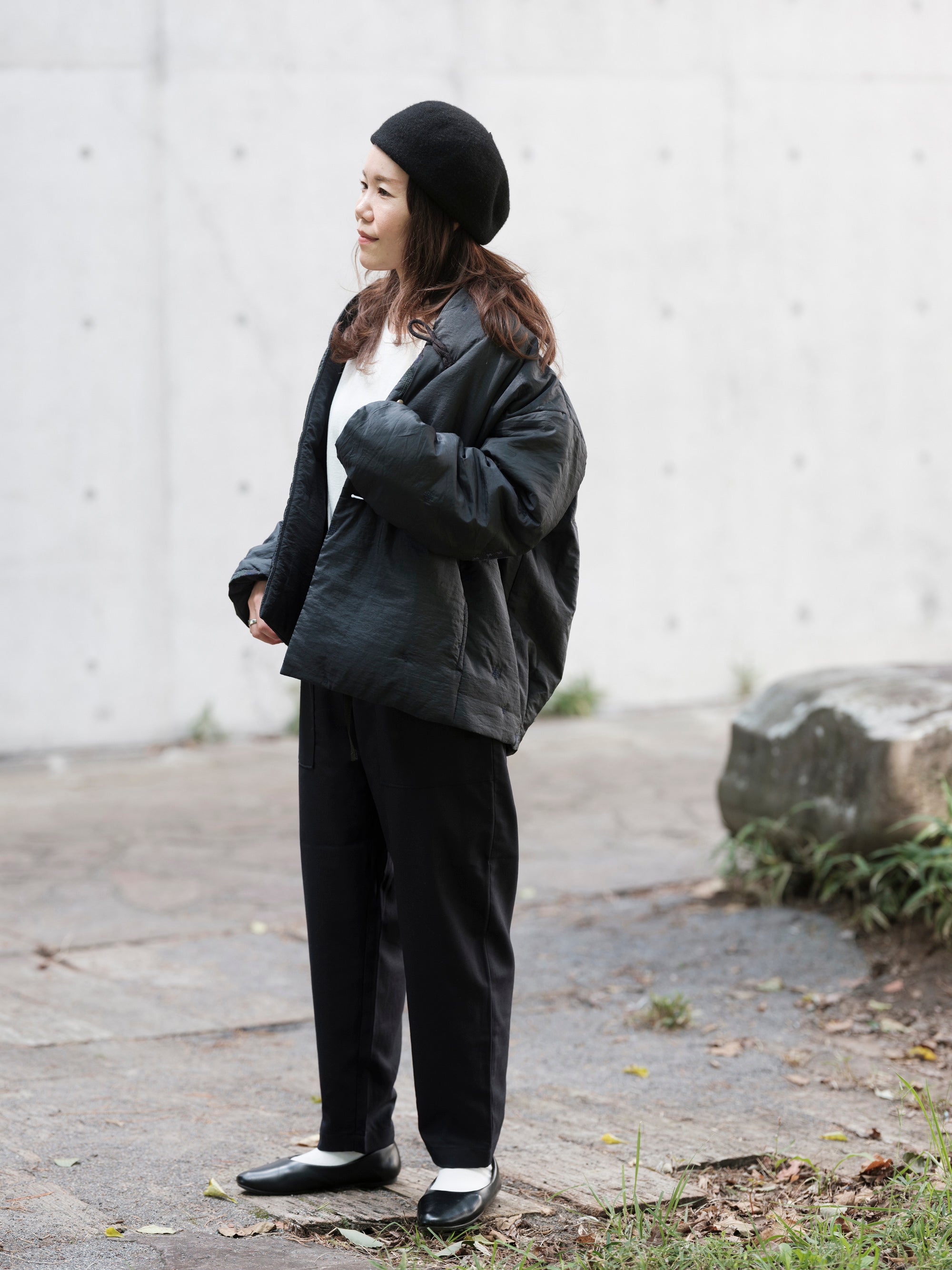 Fog collector's blouson Sankayo embroidery quilt｜ASEEDONCLOUD