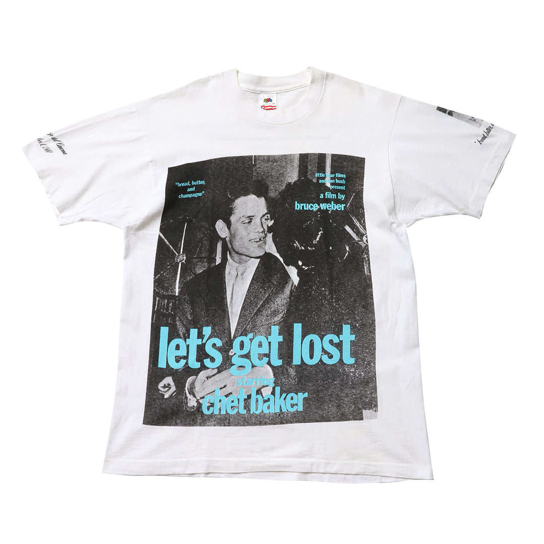 80s Let's get lost film by Bruce Weber t shirt +flyer – weber