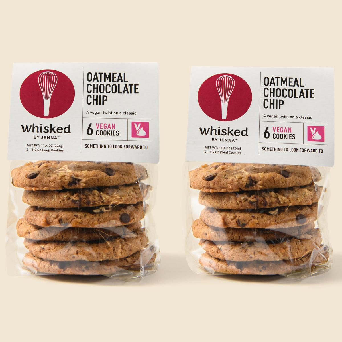 Order Vegan Oatmeal Chocolate Chip Cookies Online – Whisked by Jenna