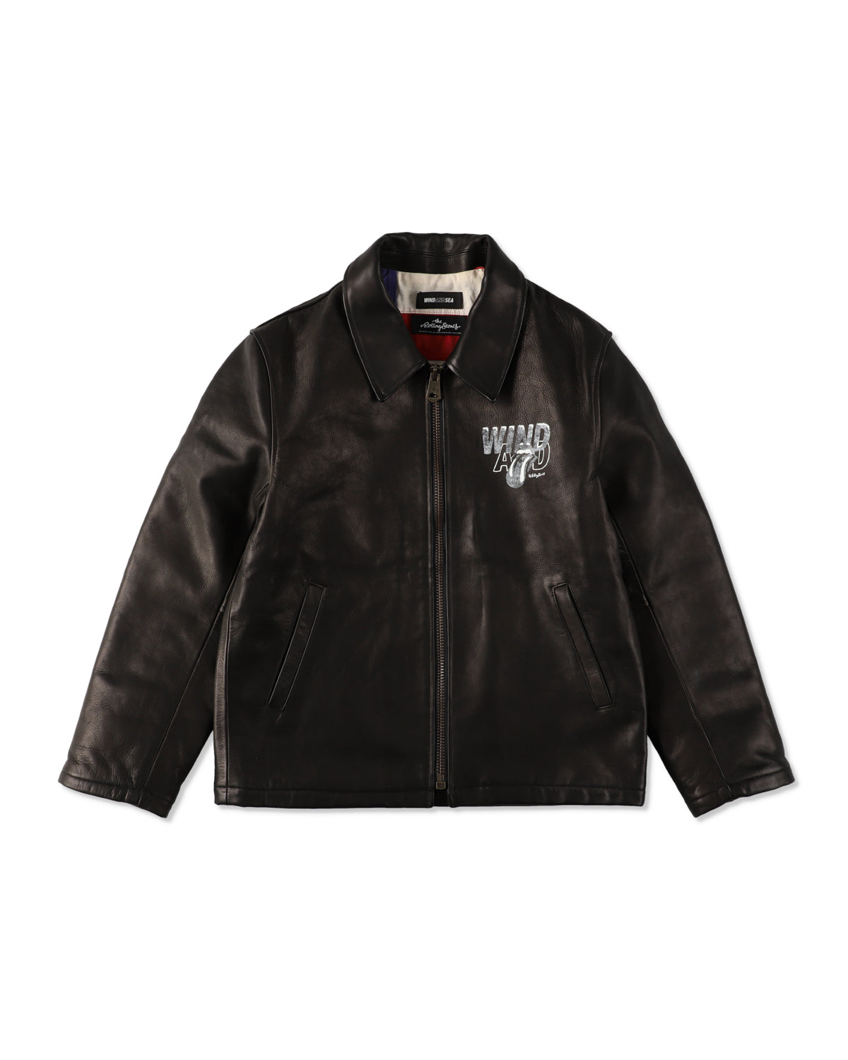 THE ROLLING STONES x WDS LEATHER JACKET – WIND AND SEA