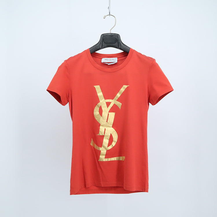 YSL〉Tシャツ XS レッド/ゴールド｜ヴィンテージ – willow