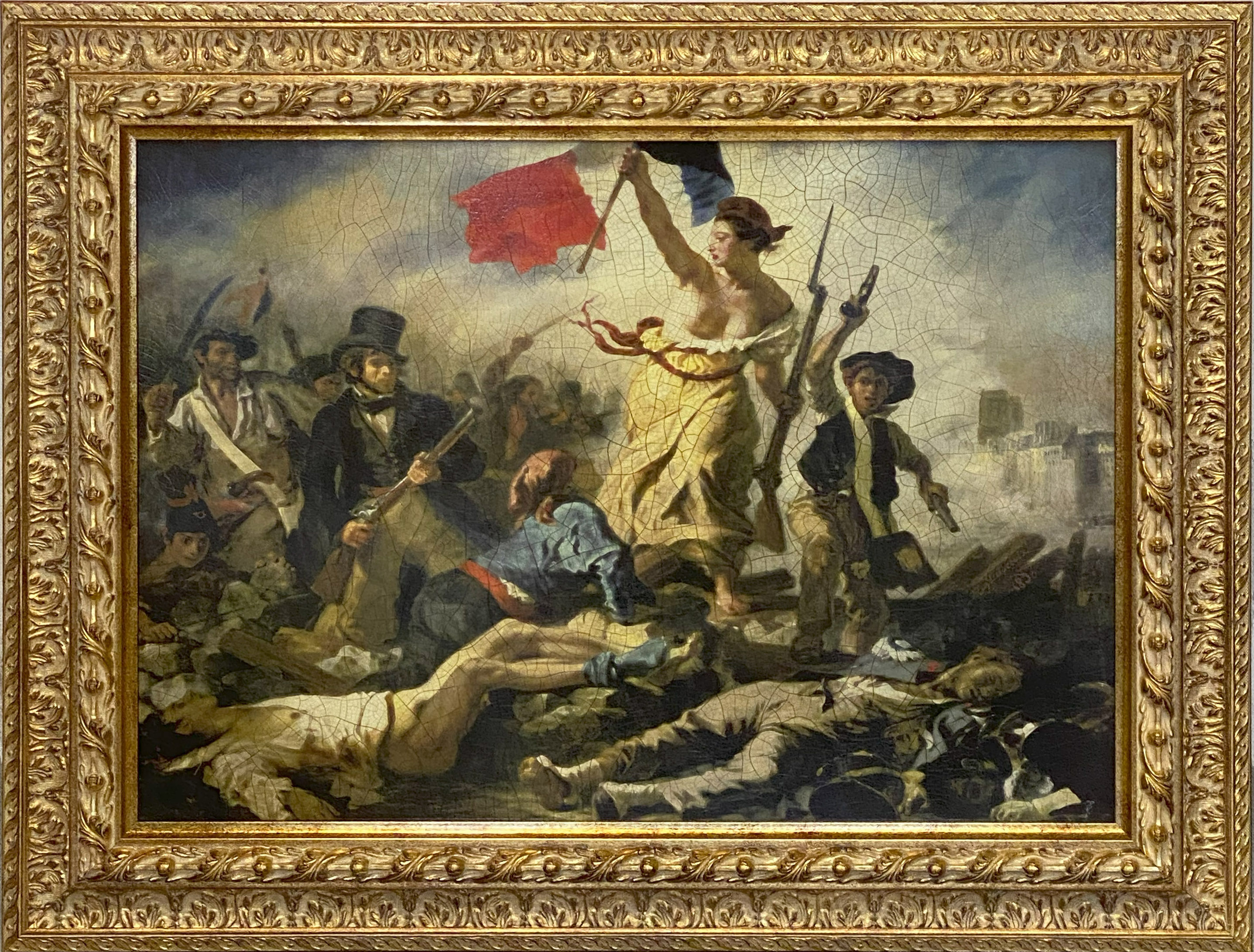 世界の名画 複製画 『民衆を導く自由の女神』ドラクロワ [457-MP0123