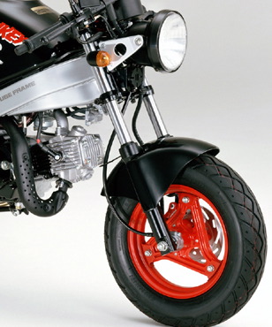 モンキーの足回り - 純正フロントフォーク(NSR用等）流用術 | 4ミニ.net