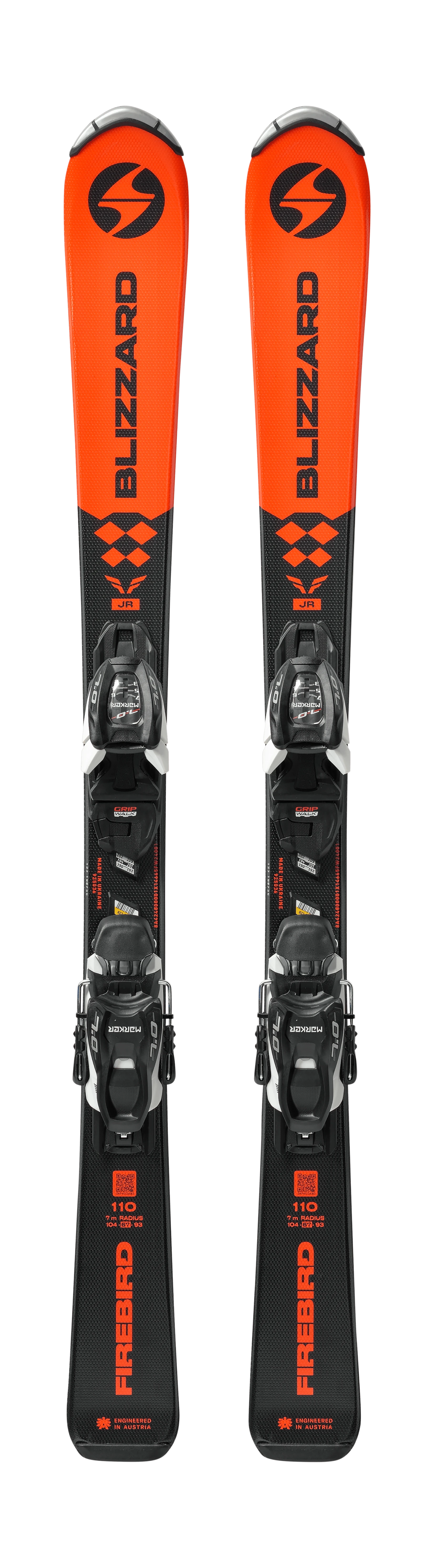 Blizzard Firebird JR + FDT JR 4.5 orange | Narty dziecięce | 42sports