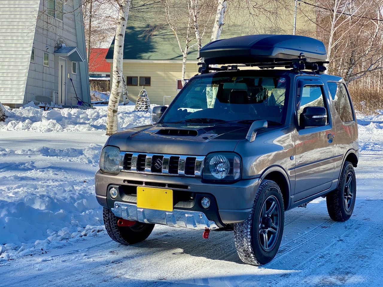 ジムニーに最新スタッドレス ブリヂストン DM-V3を装着する 175/80R16