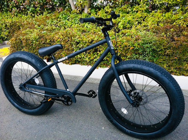 4Rule kamakura / BRONX ファットバイク MBK×BK 極太タイヤ 26インチ