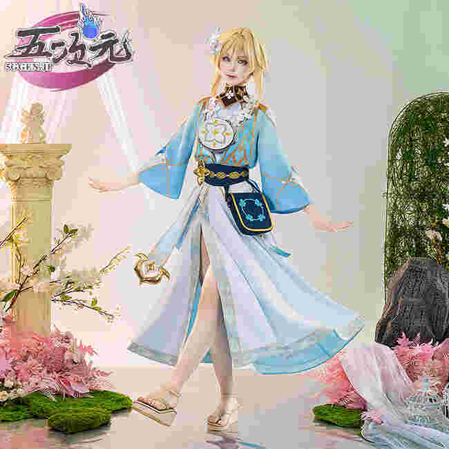 三分妄想 原神 コスプレ 蛍 旅人 女主人公 靴 リメイク版