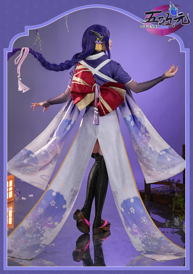 三分妄想 原神 コスプレ 雷電将軍 影和服 衣装