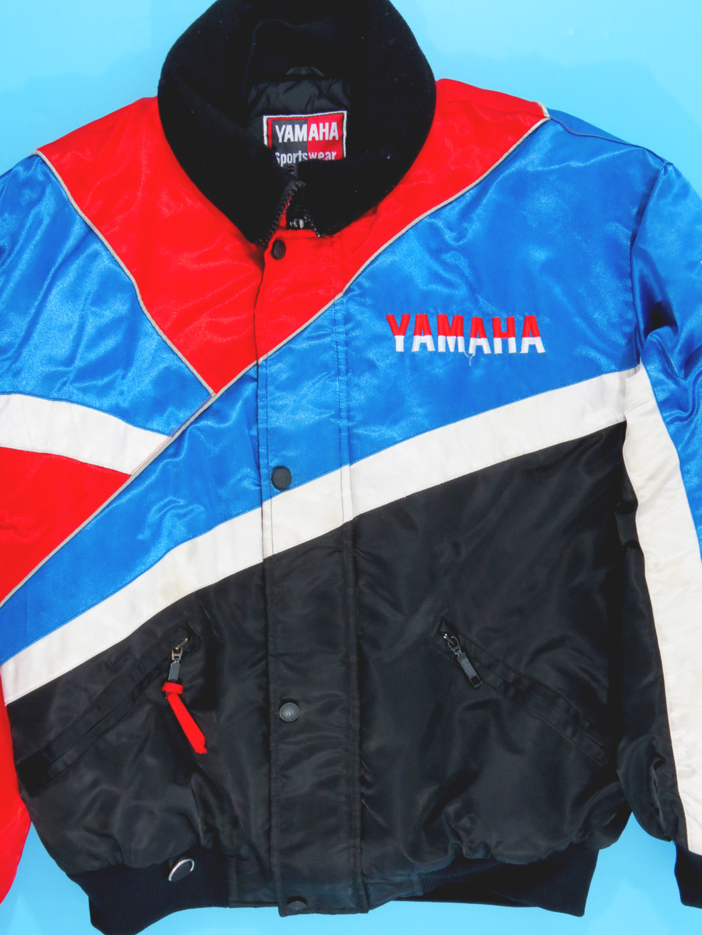 90s Yamaha Racing Puffy Zip Jacket - 5 Star Vintage