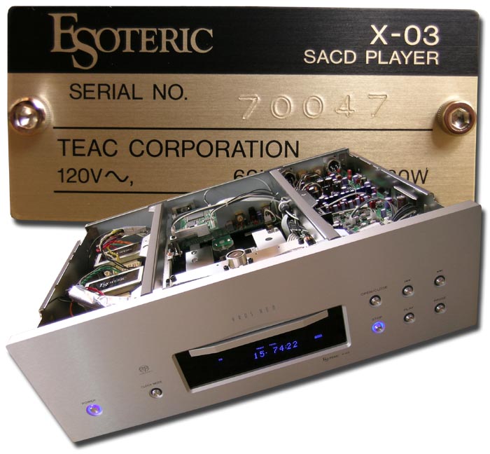 6moons audio reviews: Esoteric X-03 SACD