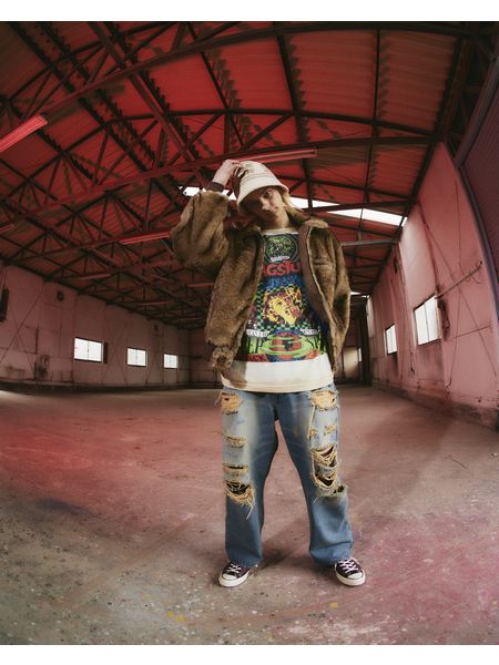 F-LAGSTUF-F / DENIM BORO BAGGIE PANTS 通販 正規代理店