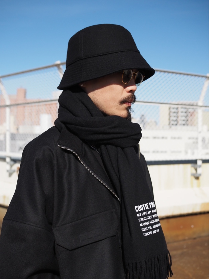 EXCLUSIVE】COOTIE / CA/W MELTON BUCKET HAT - 80 -HACHIMARU-
