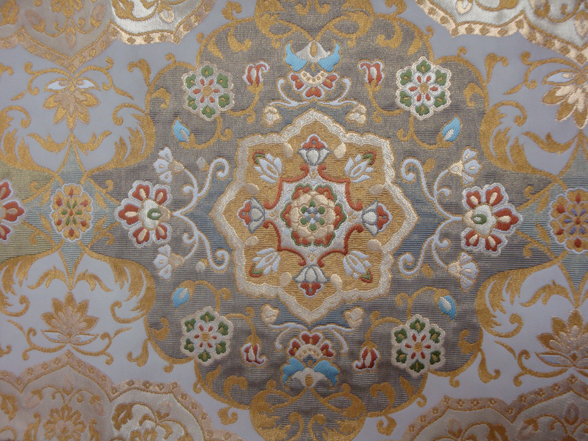 3月のコーディネート 「正倉院裂・唐花文様」を組み合わせてみる