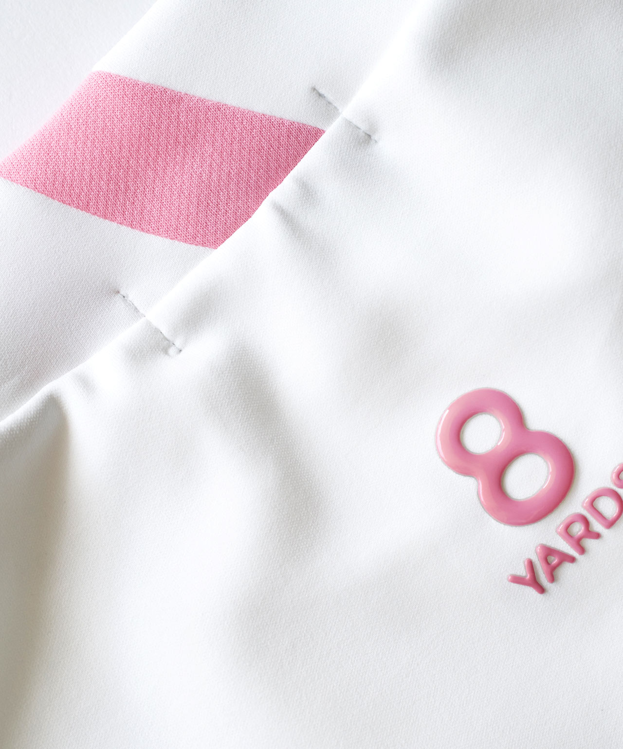 8YARDS / Women's Backslash MockNeck | White