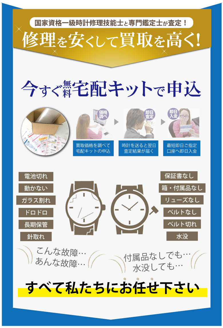 壊れたクリスチャンディオール時計買取するなら専門店の質大蔵