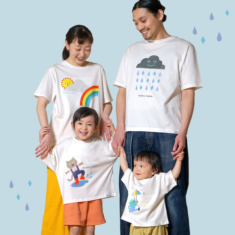 tupera tupera 親子Tシャツ(キッズ) オフホワイト 100-110cm – 10mois