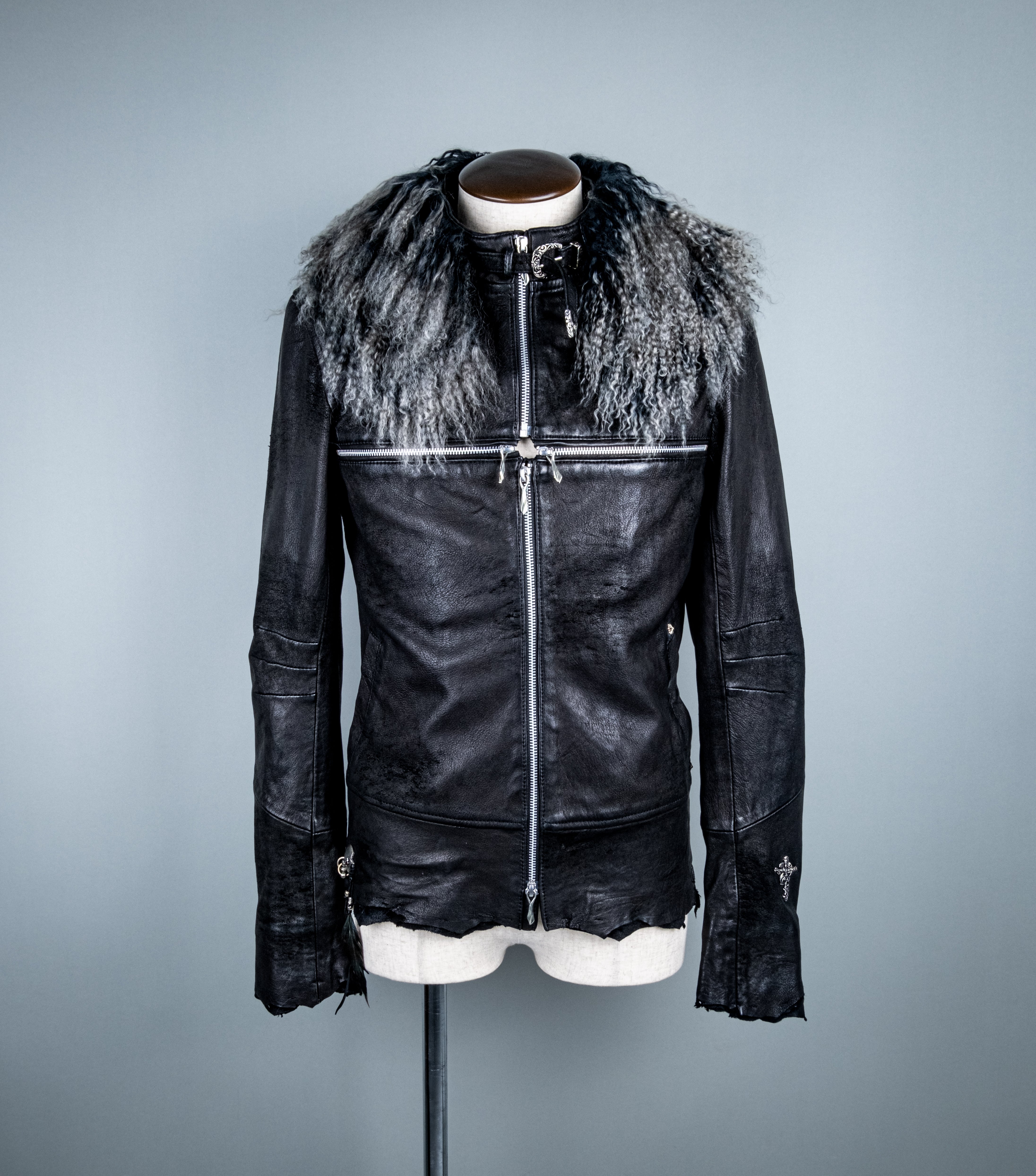 Cross Zip with Detachable Fur – 14th Addiction