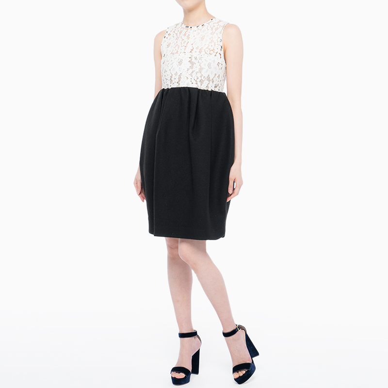 YOKOCHAN（ヨーコチャン）スカラップパールフレアドレス-ドレス