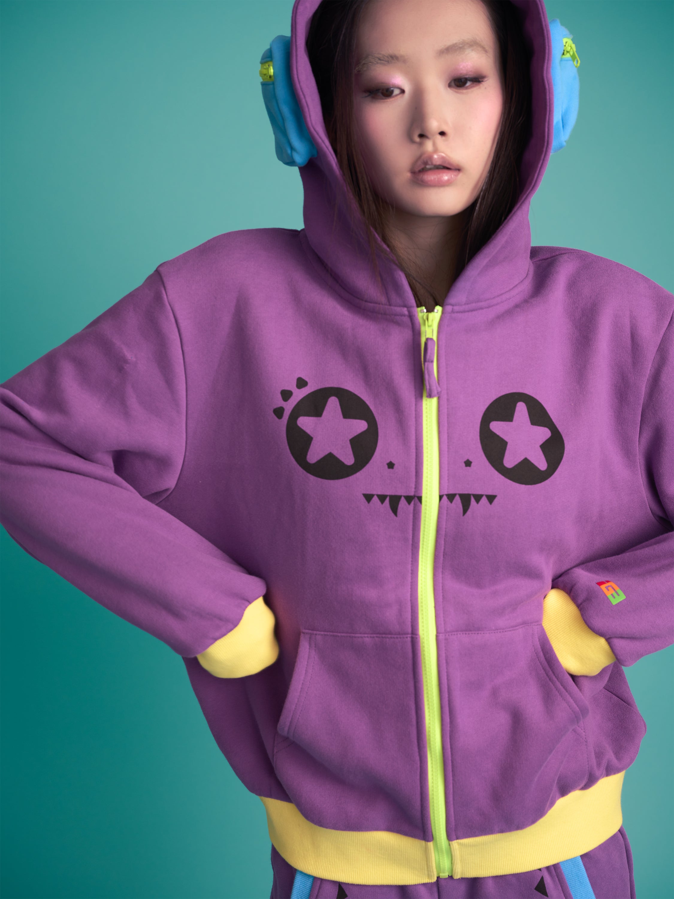 Gaming Zip Hoodie (Purple) – Igusa
