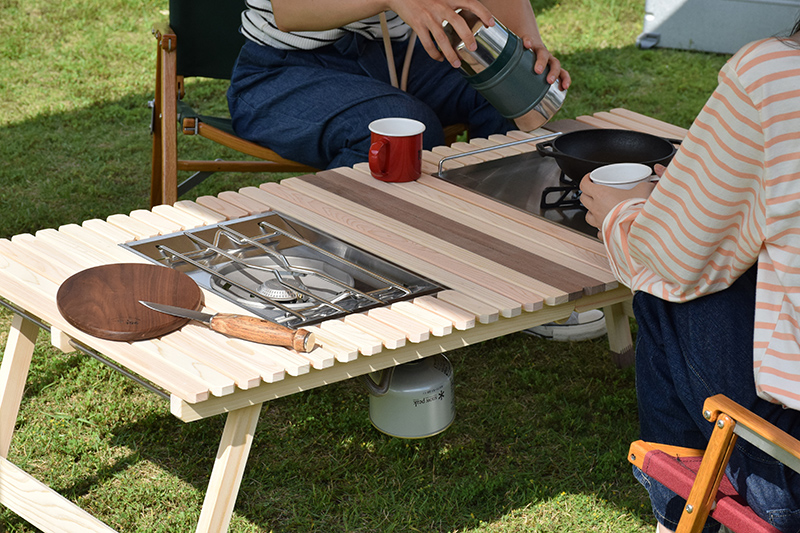 受注生産】2つ折りバーナーテーブル KUROSON370FB / 400FBの通販