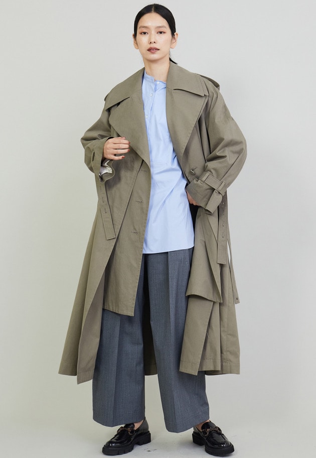 美品☆プルミエアロンディスモン｜定価7.5万 22SS トレンチコート