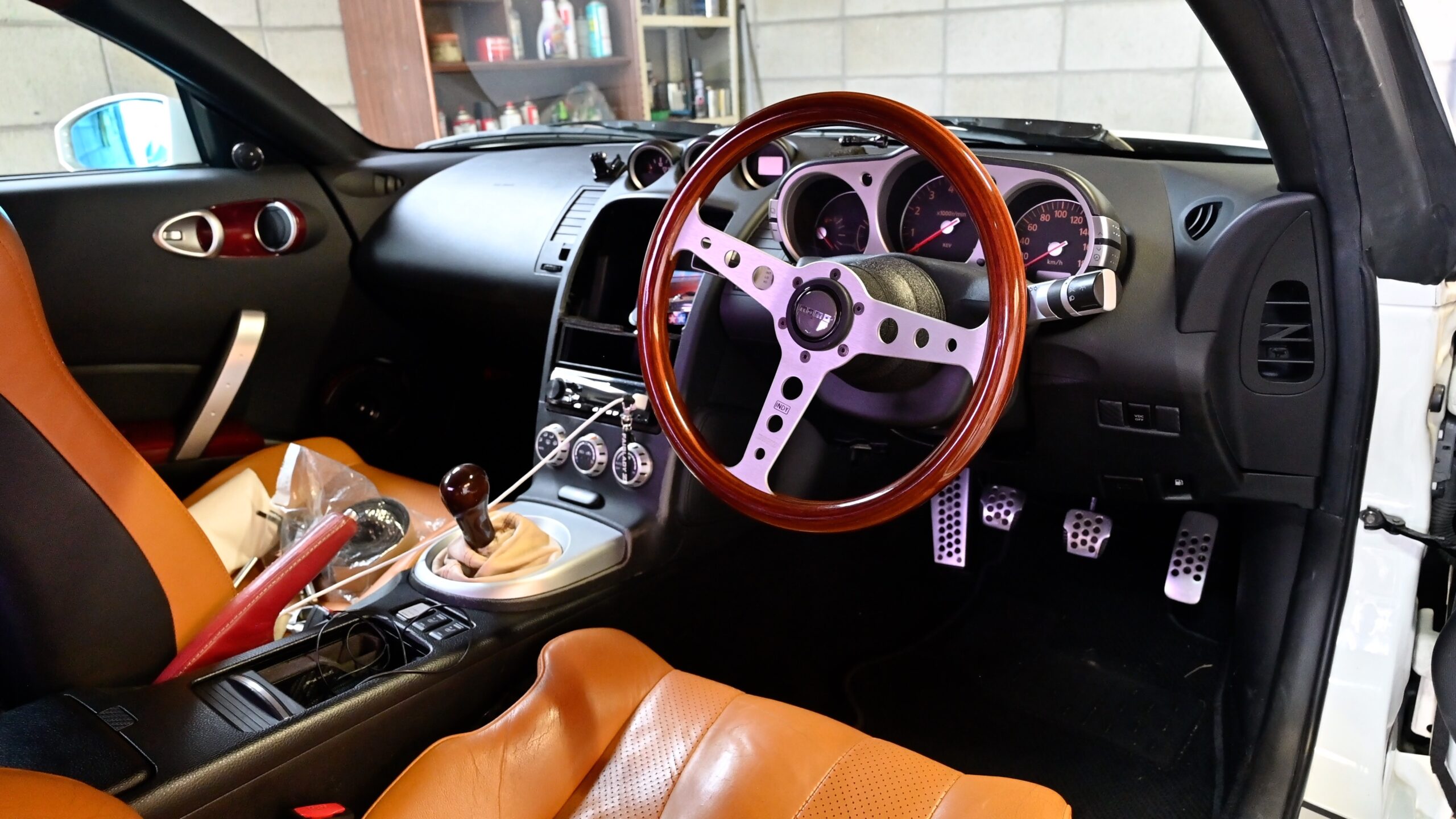 ナルディ 330mmウッドステアリングに交換！【N100 フェアレディZ33