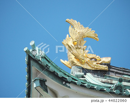 金鯱（名古屋城）愛知県の写真素材 [44022060] - PIXTA