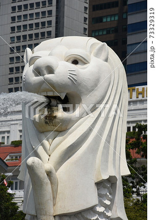 マーライオン（シンガポール）の写真素材 [73329319] - PIXTA