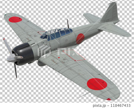 零式艦上戦闘機21型のイラスト素材 [118467433] - PIXTA