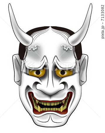 神楽 鬼 鬼面 面のイラスト素材 - PIXTA