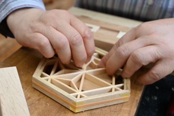 組子細工 小物入れ編～開催の様子 | 兵庫県立丹波年輪の里 Hyogo