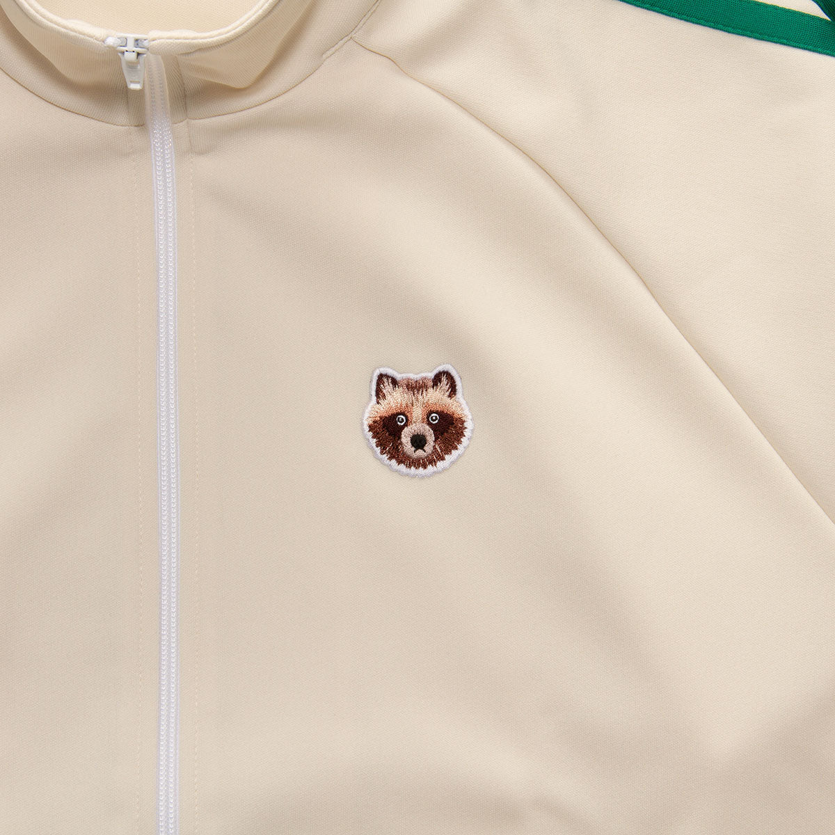 2 Line Track Jacket - Ivory – TANUKI STUDIO