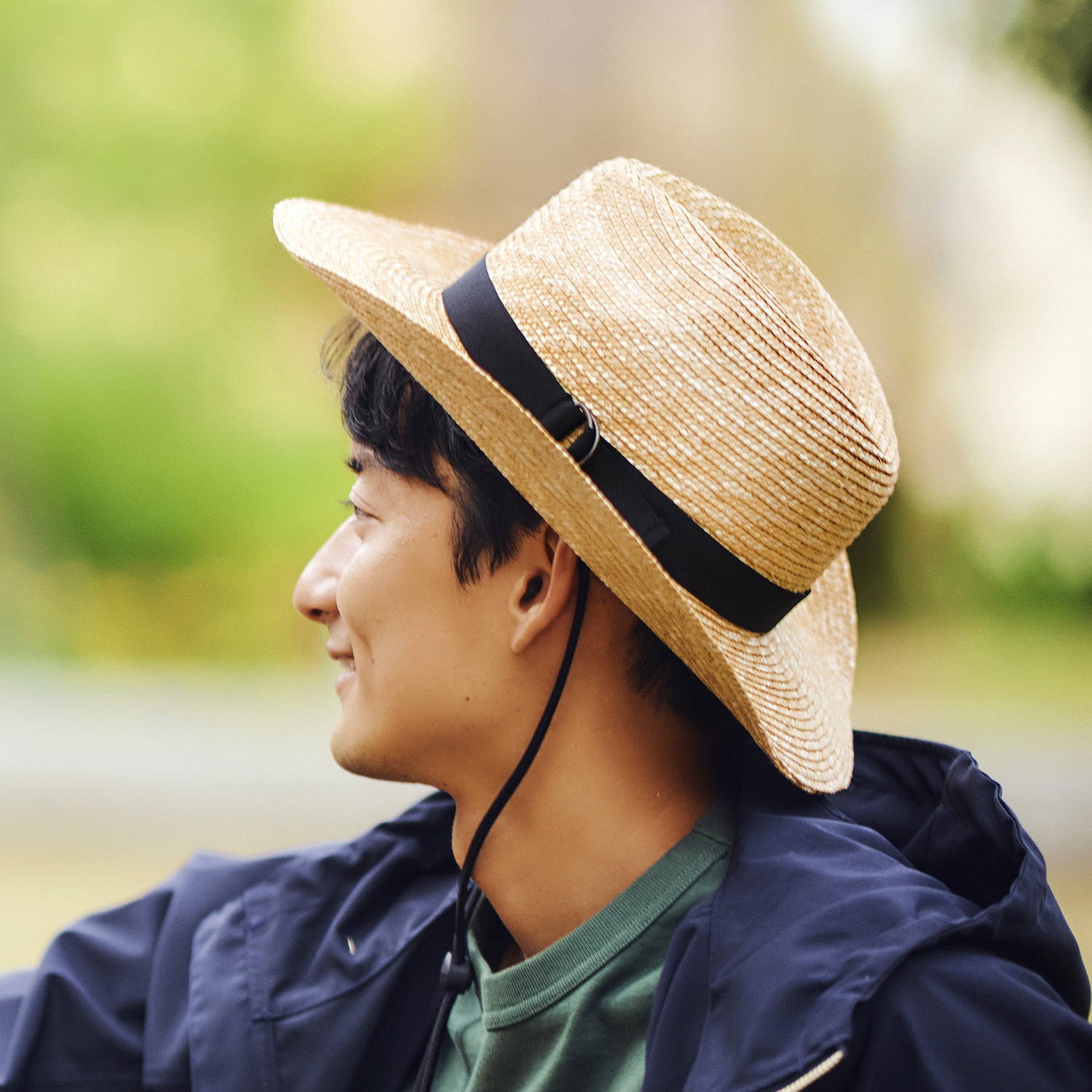 田中帽子店Alek（アレック）麦わら ウエスタン風ハット 紳士用帽子