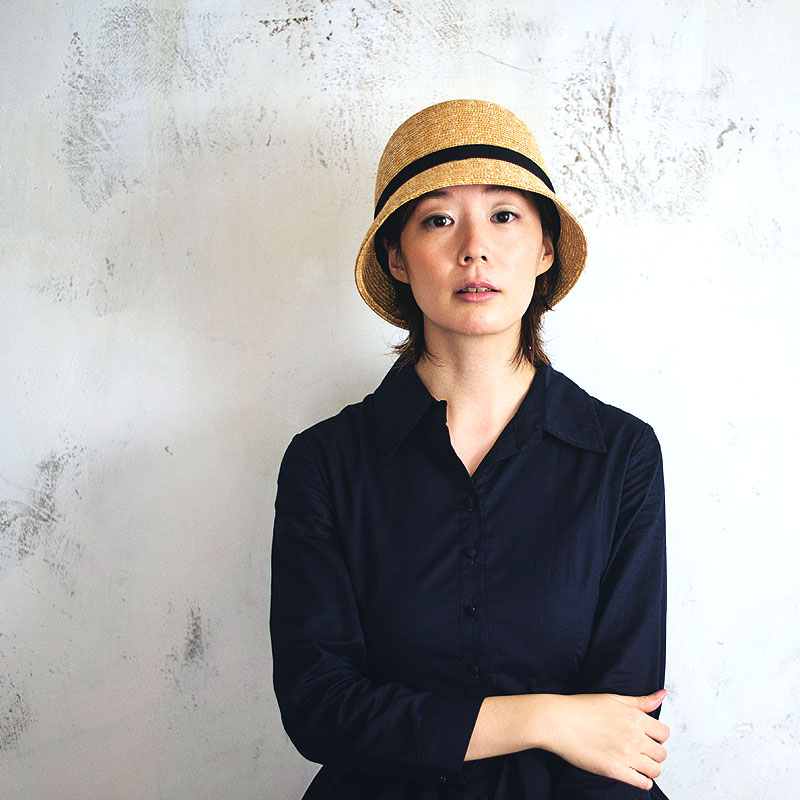 田中帽子店Fico(フィコ) Mini Casablanca麦わら ミニカサブランカ 婦人