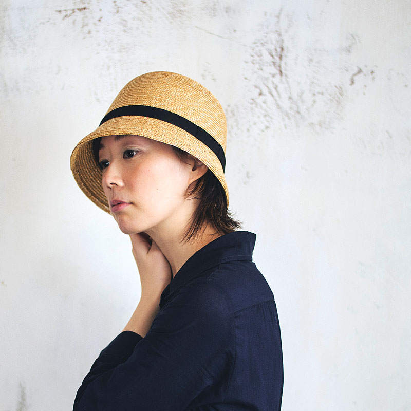 田中帽子店Fico(フィコ) Mini Casablanca麦わら ミニカサブランカ 婦人