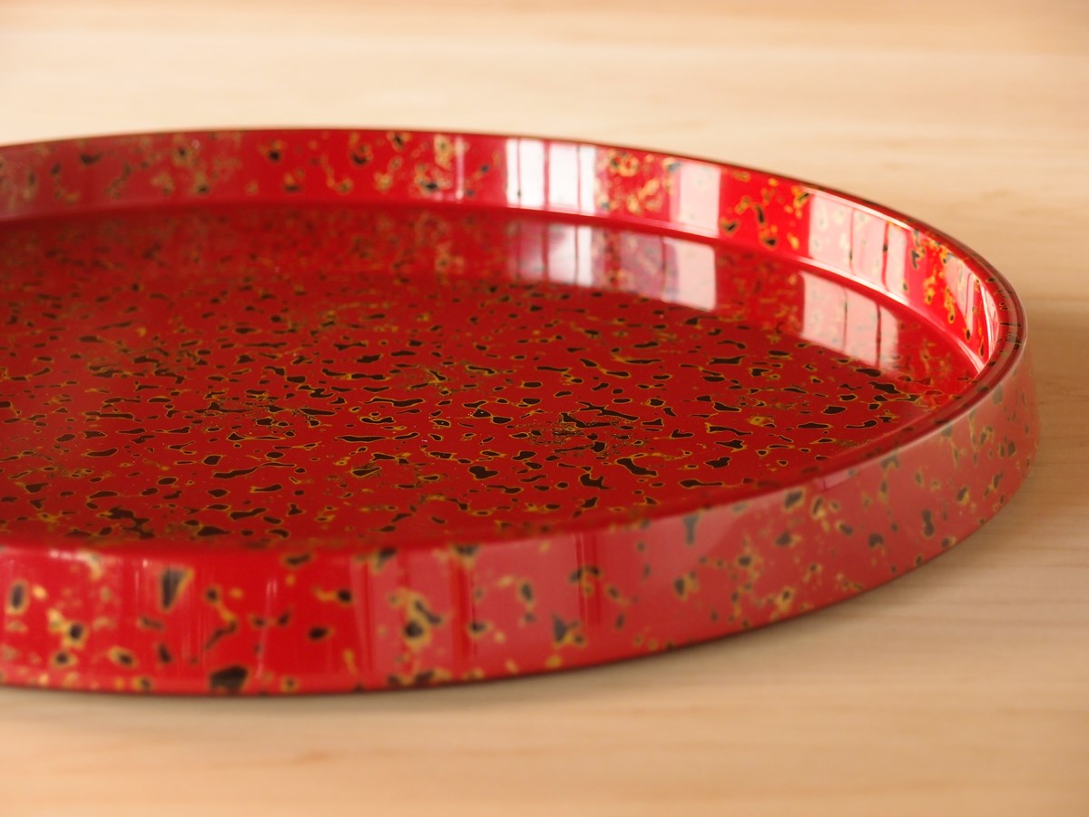 TRB-1002] 末広盆 | 津軽塗たなか