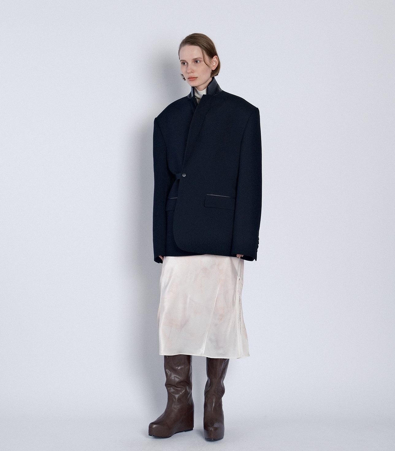 SCULPTURE JACKET - BLACK – TANAKA