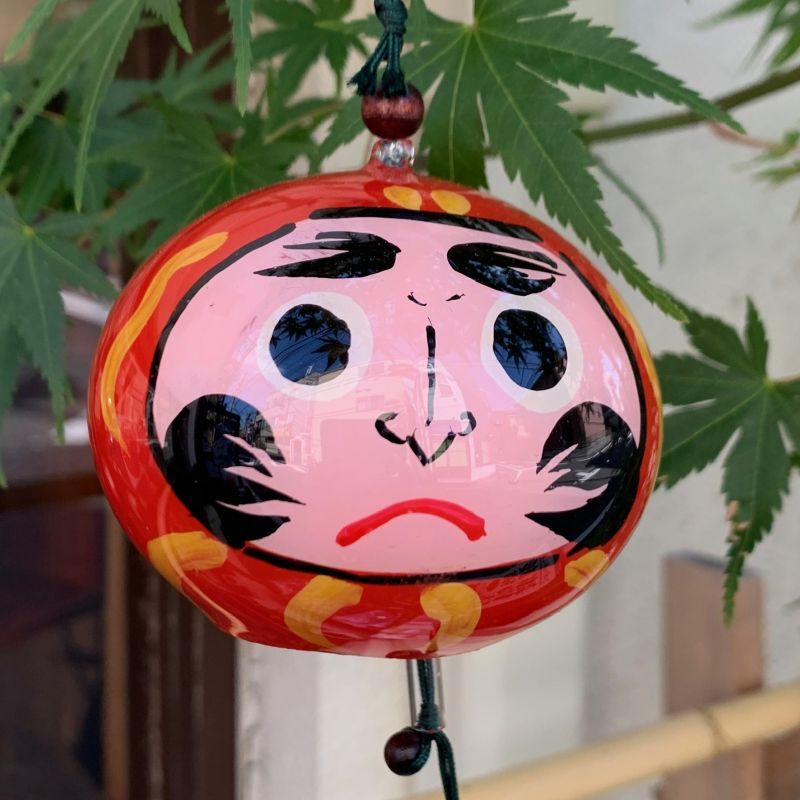 ガラス］江戸風鈴／福だるま - 旅猫雑貨店オンライン ｜ 通販