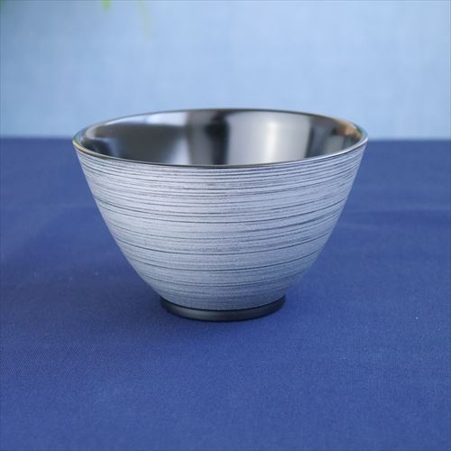 越前塗/越前漆器/山崎漆器/銀刷毛多用椀/【2色】吟朱/黒/Φ12.2×H7.4