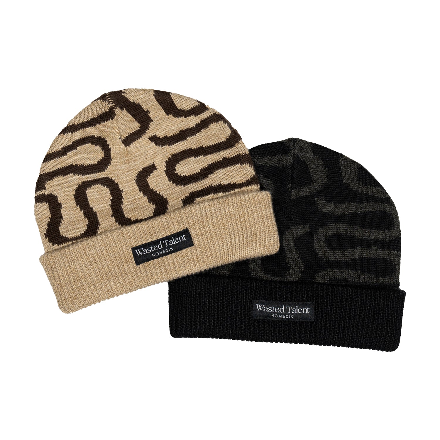 NOMADIK（ノマディック）| WASTED TALENT X NOMADIK JACQUARD BEANIE