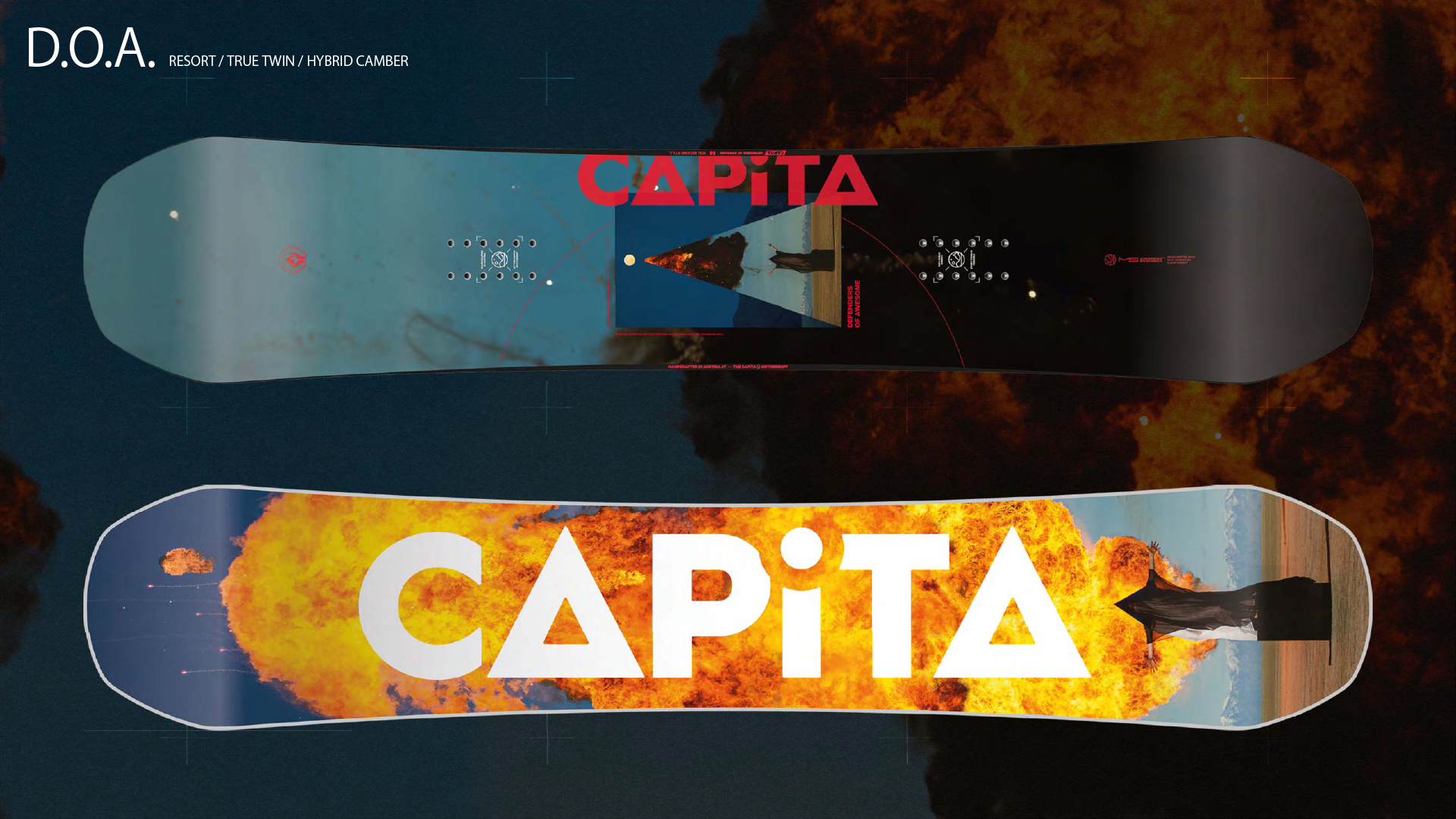 D.O.A.| CAPiTA SNOWBOARD | TACTICS JAPAN | Standing Sideway,Moving