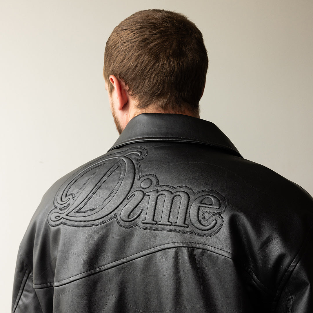 DIME MTL（ダイム モントリオール）| DEBOSSED WAVY JACKET / BLACK