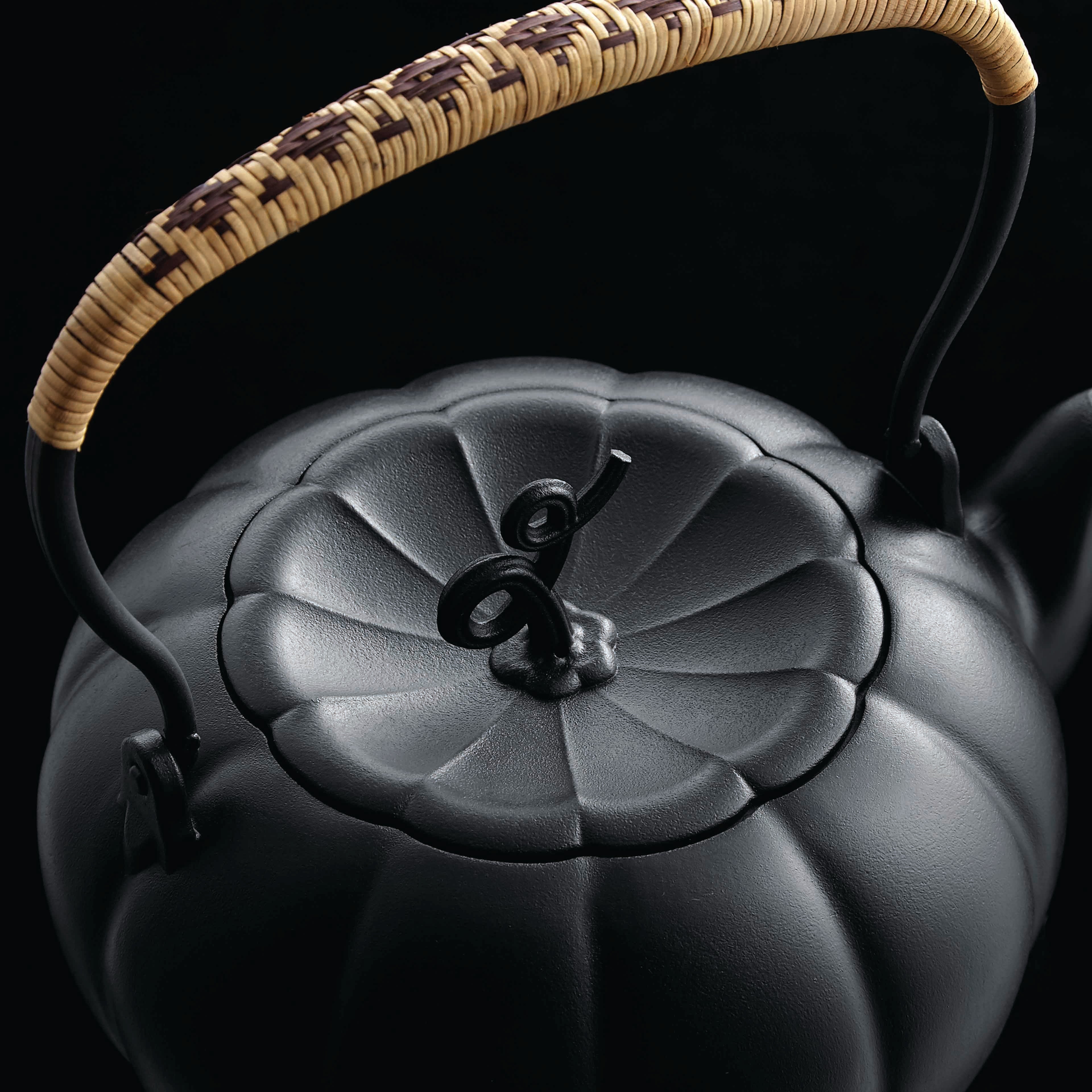 taku きんぎょく満堂 鉄瓶 1.2L かぼちゃ型 ケトル ポット 茶器 IH対応