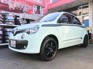 ルノーTWINGO(トゥインゴ)スタッドレスホイールセット装着 | ミスター