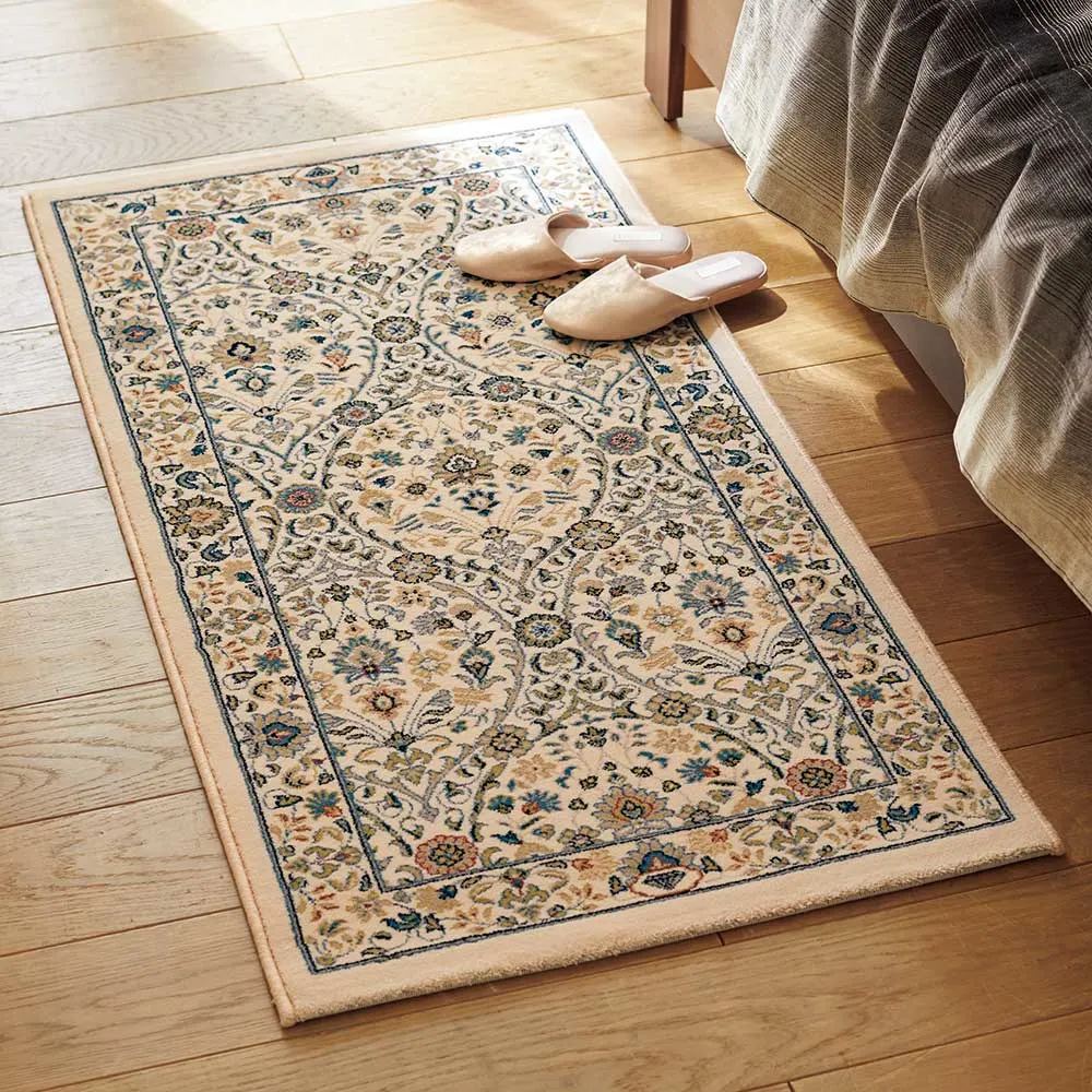 玄関マット ラグ 絨毯 60×90cm ベルギー ウール 羊毛 60万ノット