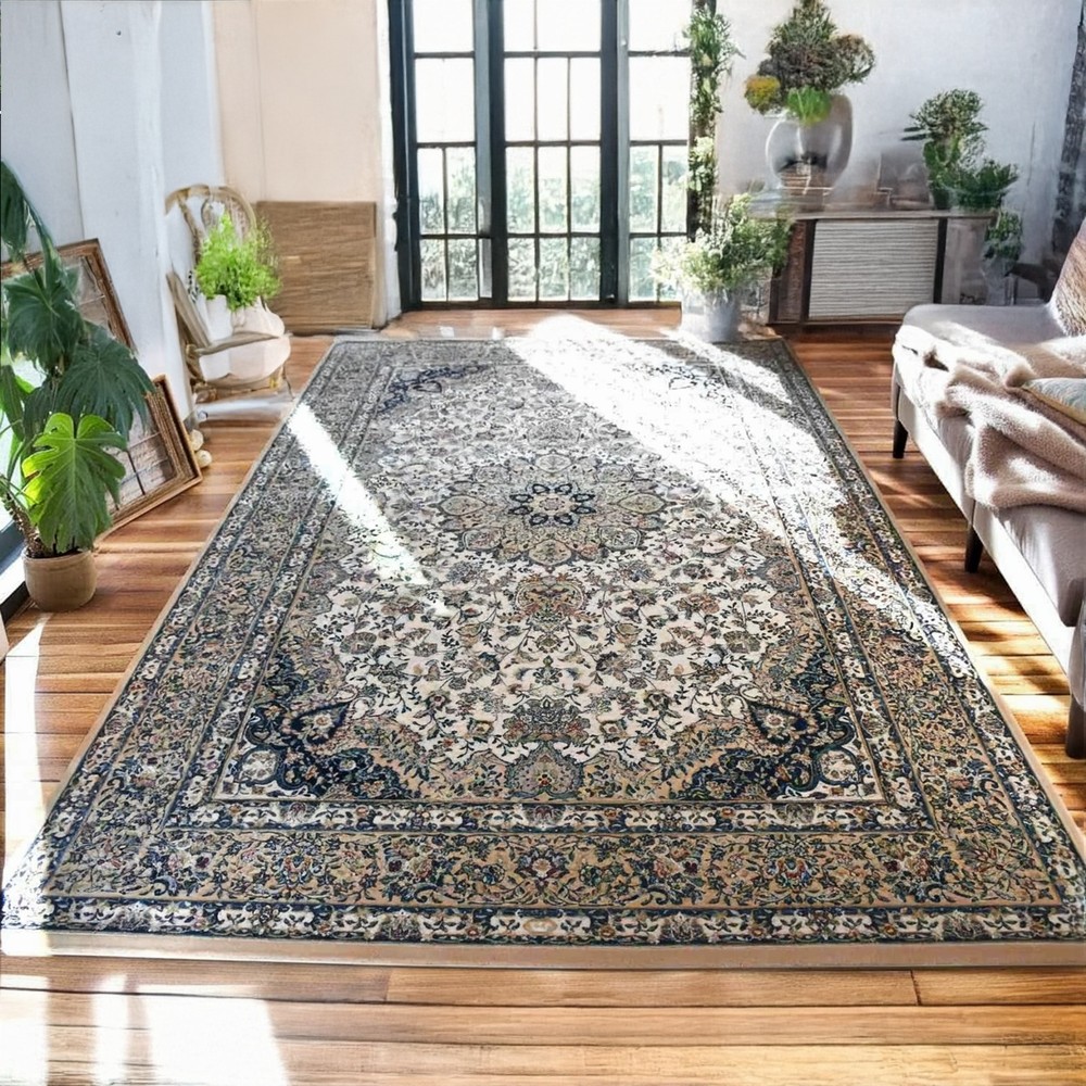 絨毯 カーペット 3畳 三畳 ベルギー ラグ ウール シルク 60万ノット